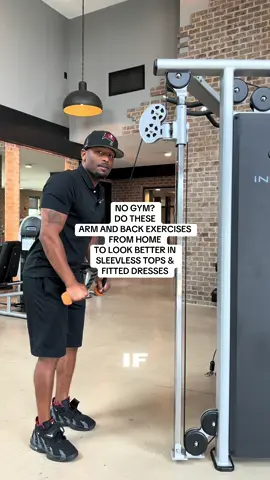 NO GYM? DO THESE  ARM AND BACK EXERCISES  FROM HOME TO LOOK BETTER IN SLEEVLESS TOPS &  FITTED DRESSES #arms #backfat #armfat #homeworkouts 