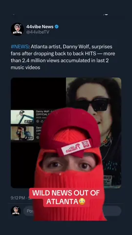 And some wild news as fans are saying Danny Wolf, an artist out of Atlanta is next up after dropping back to back hits with LaShyBaby and Amor exe. The artist was known for being a producer for Hoodrich Pablo, Lil Baby and Juice Wrld but the jump he made, fans say, was absolutely ‘impossible’ to do. #dannywolf #dannywolfclips #atlantageorgia #juicewrld999 #44vato 