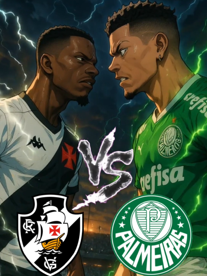 Vasco X Palmeiras  #anime #futebol #brasileiro #brasileirao #vasco #palmeiras 
