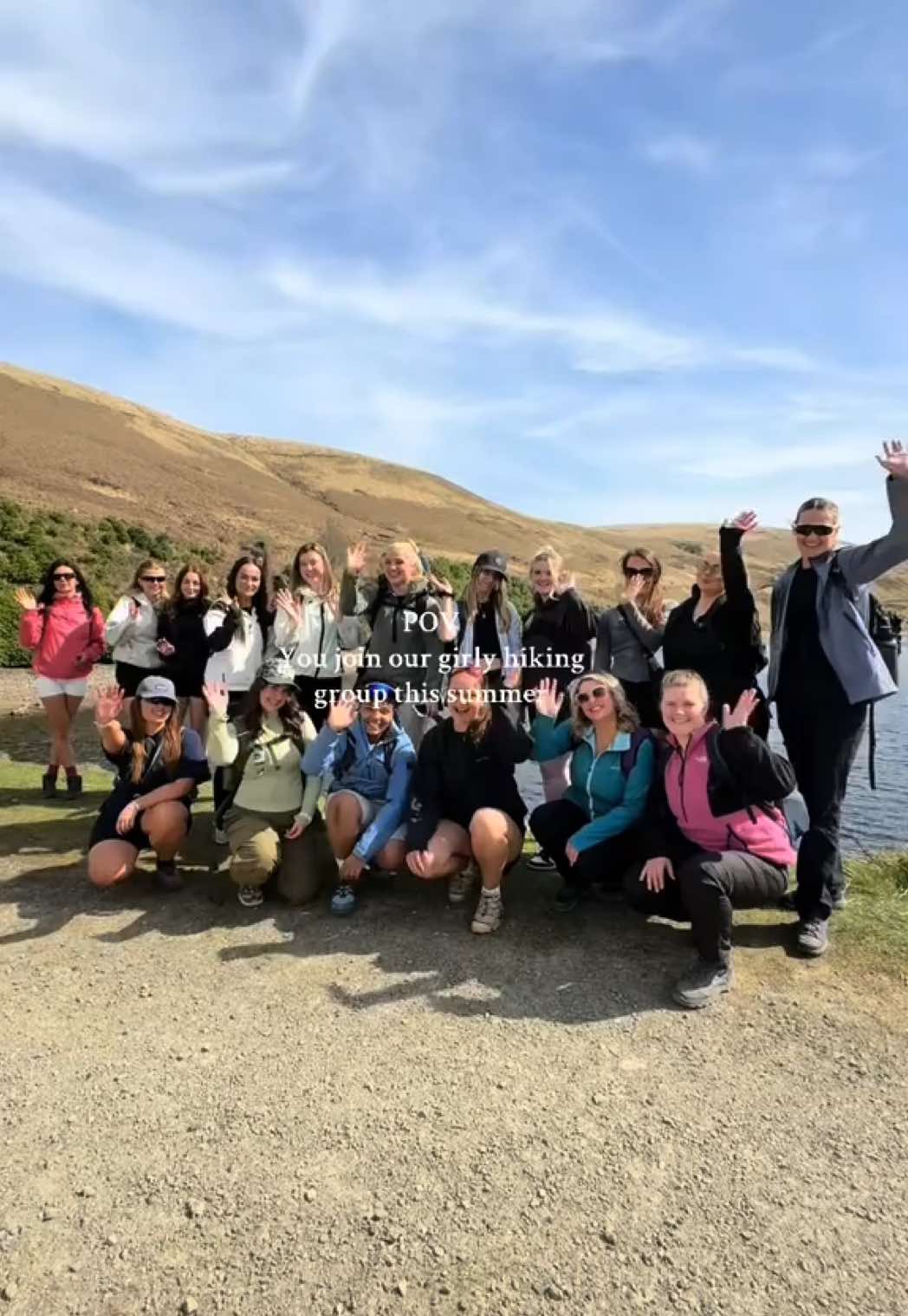 Hot GRL hikes ALLLLL summer 🌸 @hotgrls.hike  The most gorgeous day led by our girl @mia0utdoors_ 🧚‍♂️ #hotgrlshike #hikinggroup #grouphike #outdoorsygals #gorp #peakdistrict #osprey #hiketok #hikingwithkids #outdoorsman #gooutdoors #craghoppers #arcteryx #thenorthface #salomon #girlhood #nature #lakedistrict #hikingszn #CapCut 