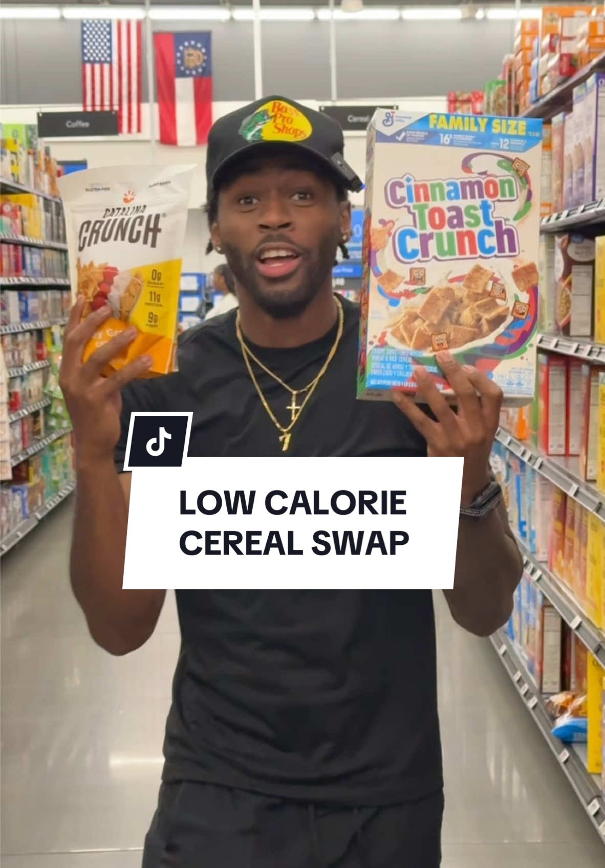 Low Calorie Cereal Swap #fyp #Fitness #fitnesstips #foodtips 