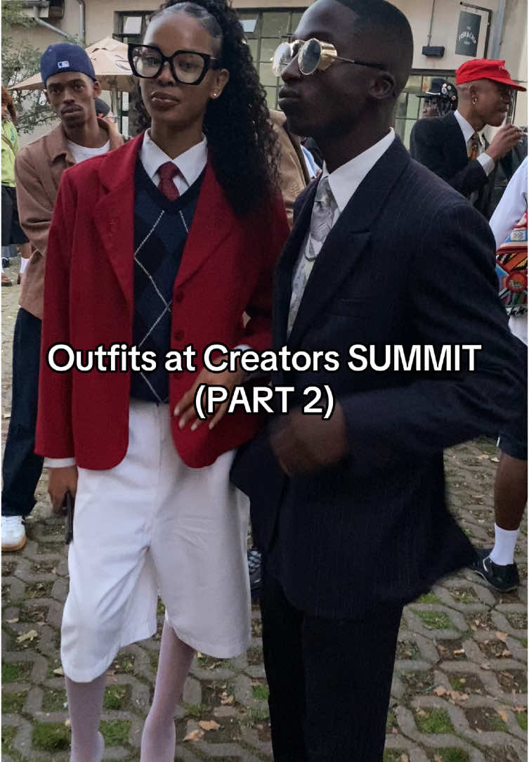 Outfits at Creators SUMMIT Pt.2#fashiontiktok #fyp #southafrica @Leng. 