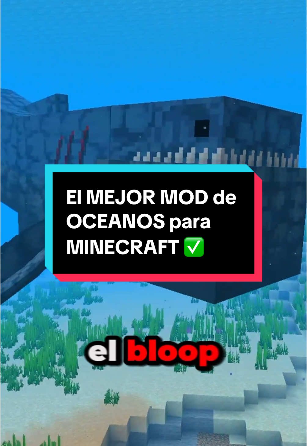El MEJOR MOD de océanos para MINECRAFT 👀✅ #parati #Minecraft #fyp #foryou #viral 