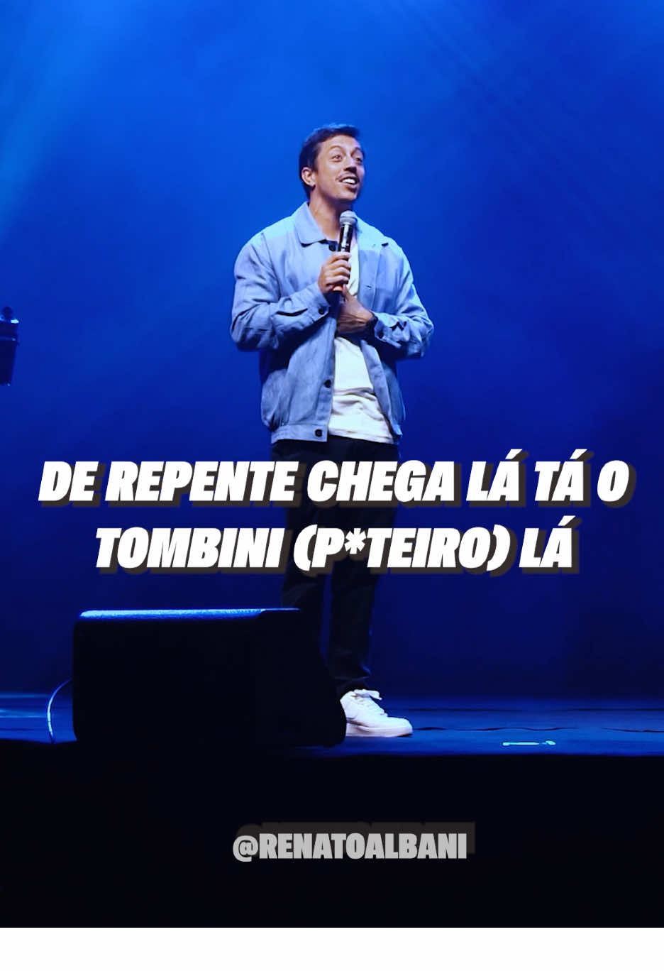 Off the king the power 📍Próximos shows: 09/05 Nova Friburgo/RJ 10/05 Nova Iguaçu/RJ 11/05 Niterói/RJ #renatoalbani #comedia #standupcomedy #comedy #meme #humor #standup