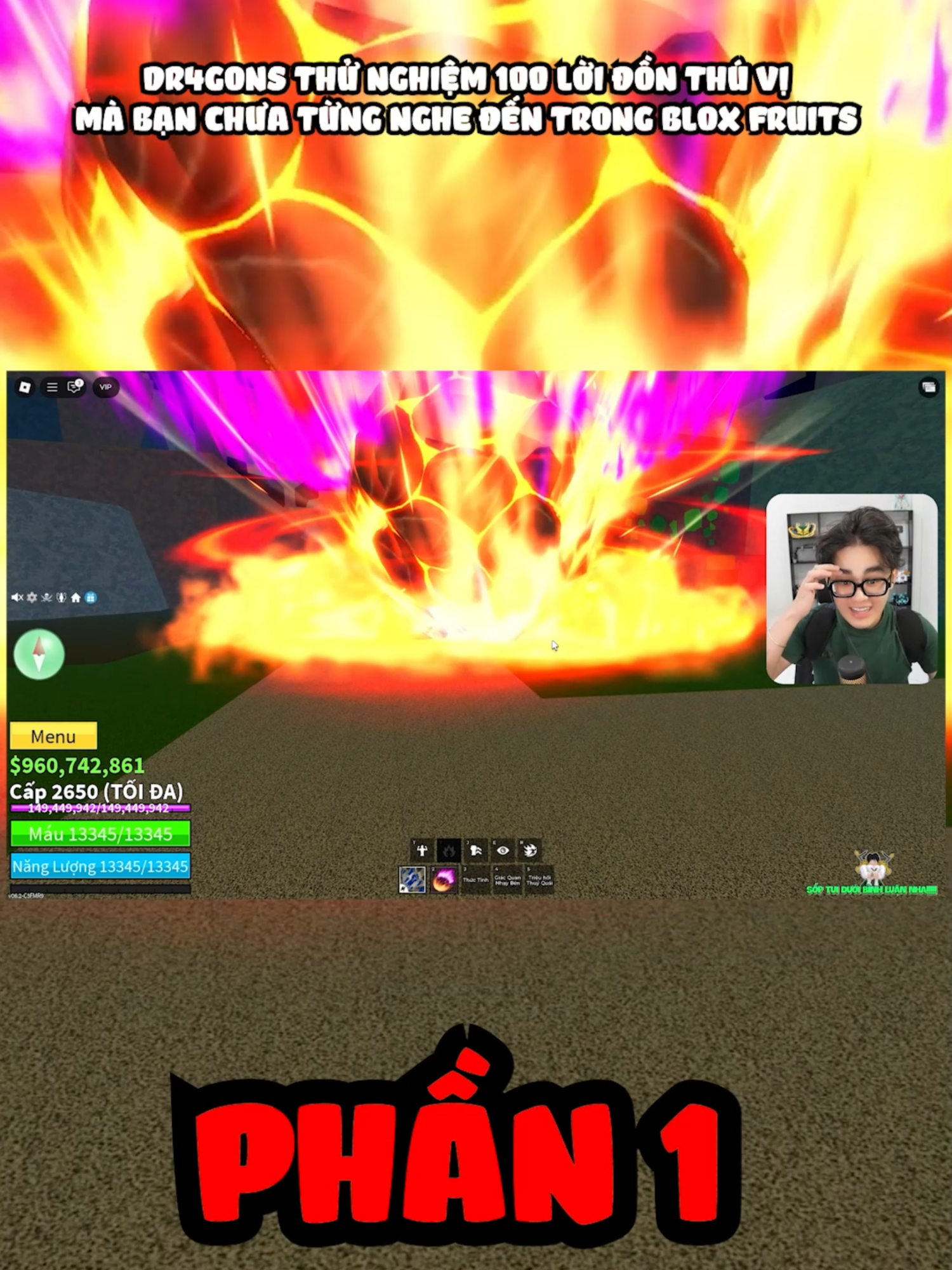 DR4GONS THỬ NGHIỆM 100 LỜI ĐỒN THÚ VỊ MÀ BẠN CHƯA TỪNG NGHE ĐẾN TRONG BLOX FRUITS @dr4gonsmohinh #roblox #dr4gonsroblox #bloxfruits