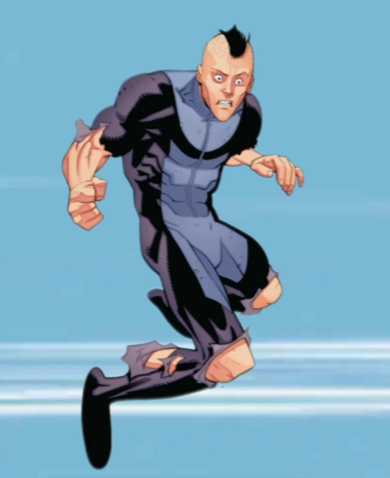 mohawk mark animation #fyp #trending #capcut #edit #invincible #mohawkmark #mohawkmarkedit #animation 