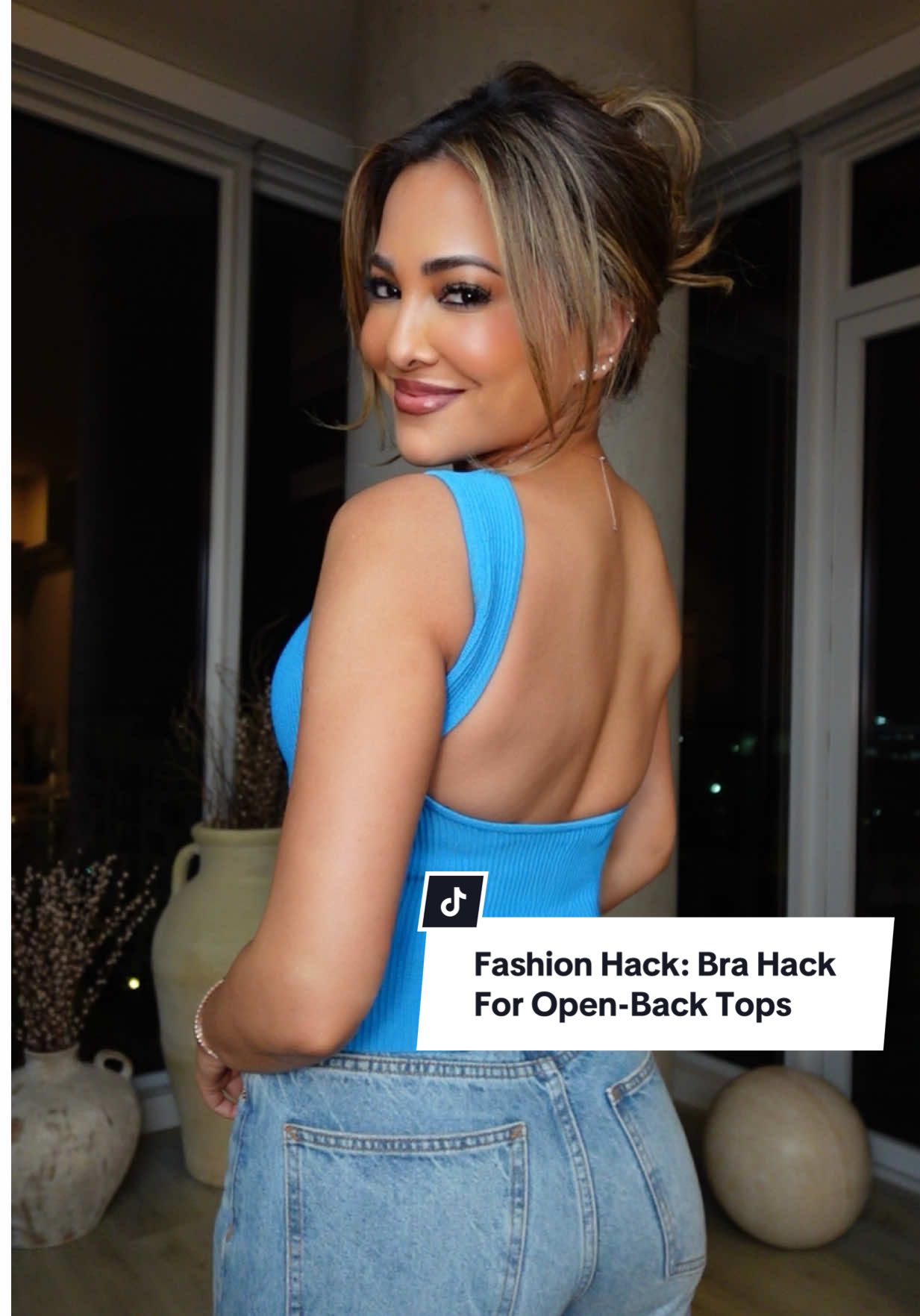 Fashion Hack: Bra Hack For Open-Back Tops ✨ #grwm #fyp #styletok  Rate this #fashionhack from 1-10 💫 Memo: this hack works best with bras that have longer straps.  Make sure to slide the bra adjuster all the way down for added length xo  TAG someone who would love this, & comment down below if you want to see more #style hacks!  Don’t forget to save this video to refer back to when you’re ready to get dressed up xo • #OOTD #styletips #outfitideas #fashionhacks #styling #todaysoutfit #todayslook #womensfashion #styles #fashionstyle #foryourpage #fashiontiktok  Todays affirmation: “I practice self-compassion daily” 💫