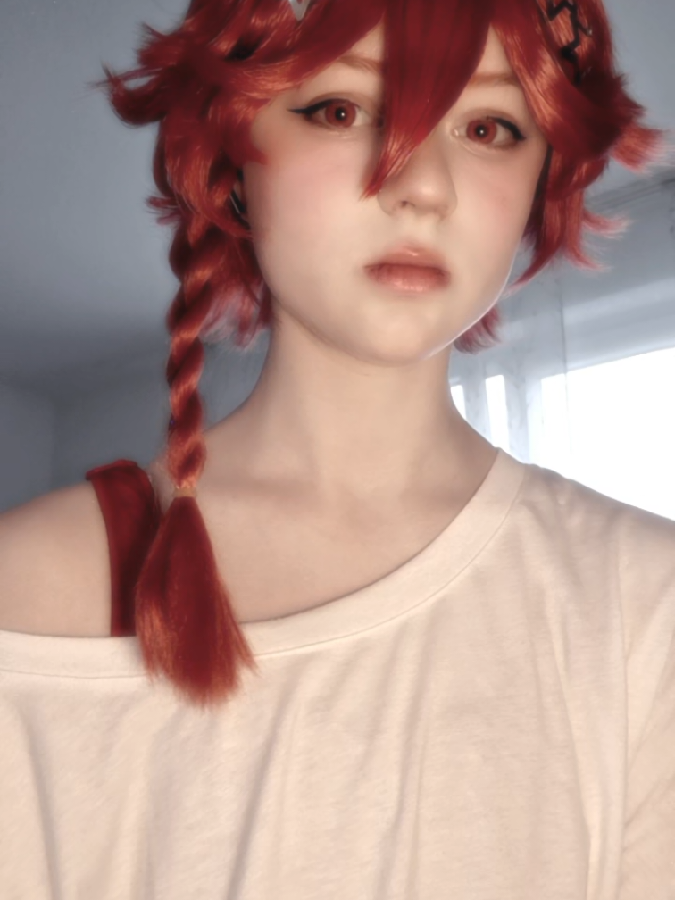 What a way of introducing a new cosplay 😭 #maenoaki #maenoakicosplay #zenoremake  #zenoremakecosplay #maenoakizenoremake 