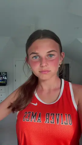 9 hour track meet and uv 8 do not go well together 