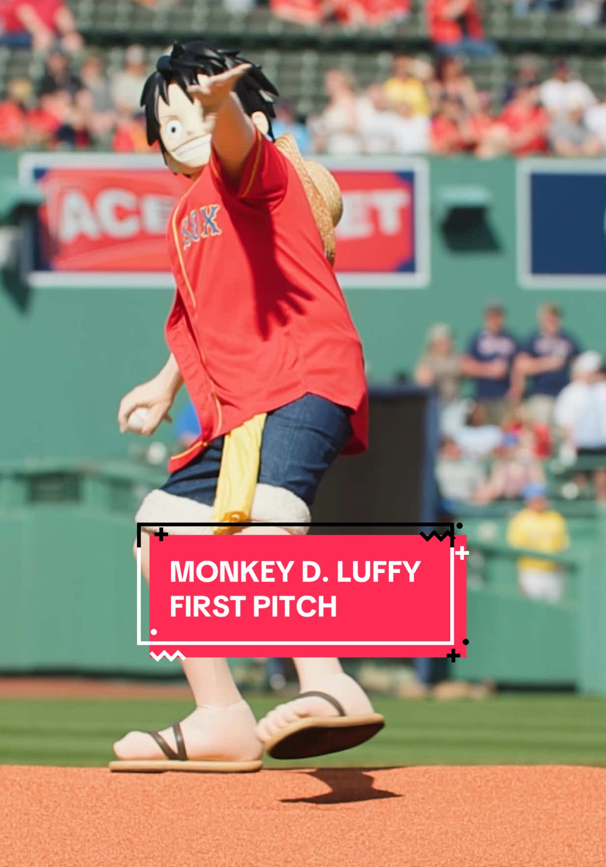 This one’s for you, ONE PIECE fans 👏 #MLB #anime #ONEPIECE