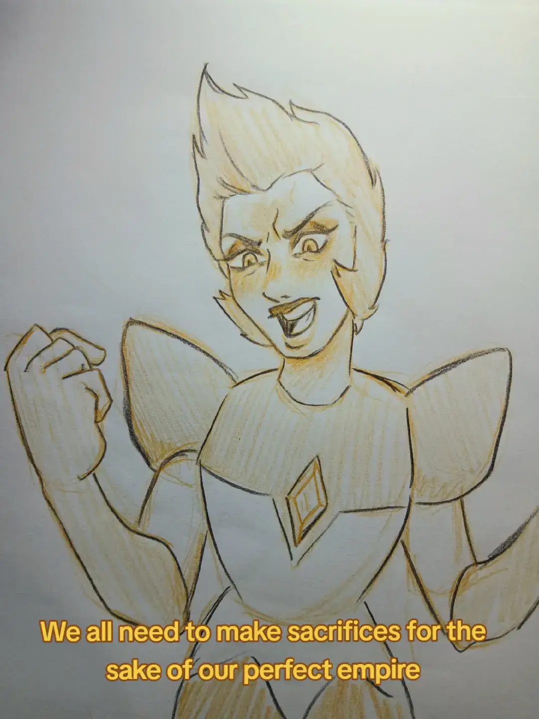 Eu pintei esse desenho da Diamante Azul, depois mostro o resultado pra vcs e espero que gostem do desenho 💎🫶🏻 . . #fyp #stevenuniverse #draw #paravoce #diamanteazul #diamanteamarelo 