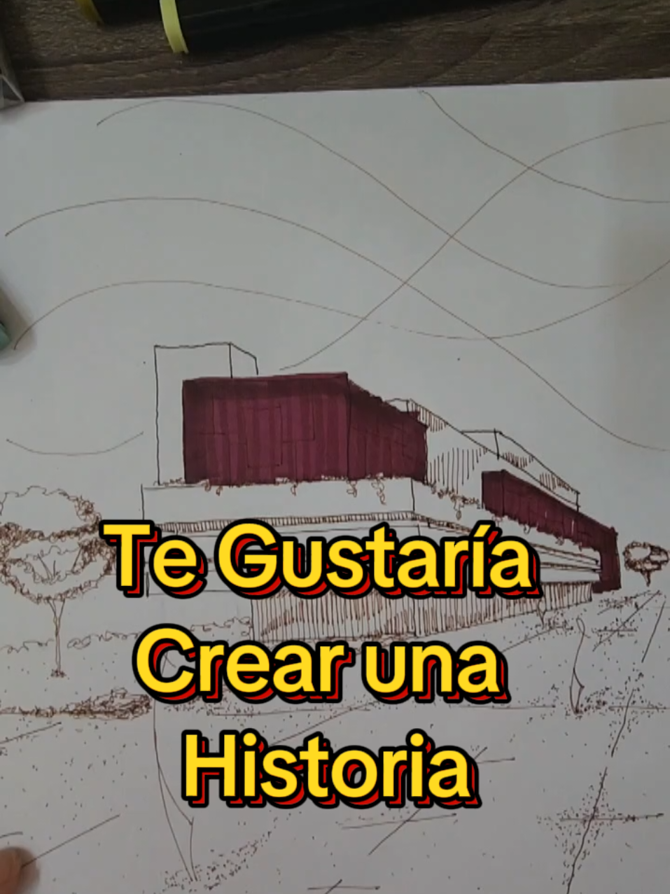Mira cómo creamos una Historia única desde cero. ¿Qué mundo crearías tú?  Síguenos para más inspiración creativa. #Diseñark #SketchArquitectonico #sketch  #drawing #sketchbook  #Mérida #artprocess  #CreativeDesign