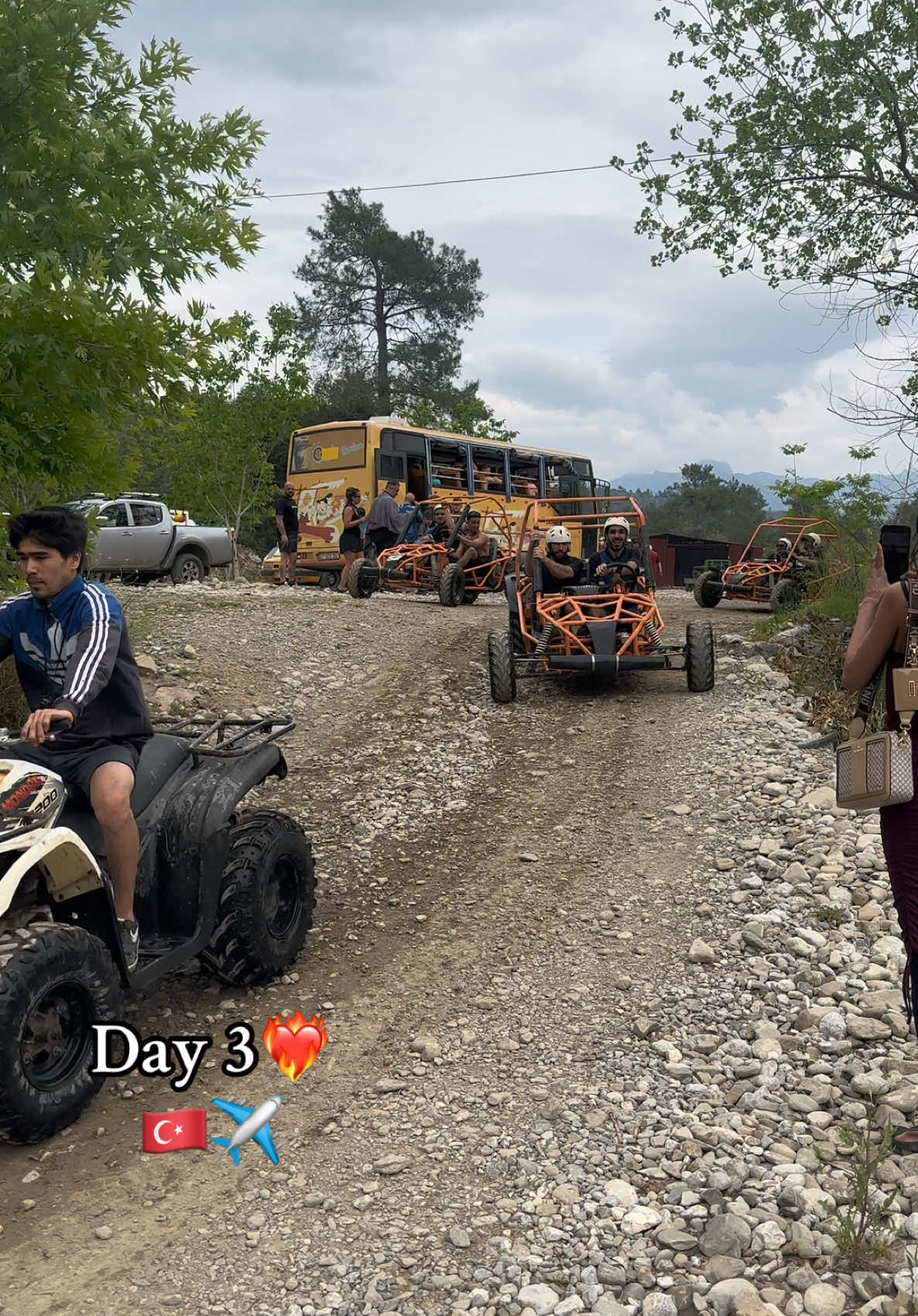 Day 3✨ 🇹🇷✈️ 8am start!! 4 in 1 Combo🤩 Buggy & quad biking, monster truck, zip line, rafting💦😅🛶🚣‍♀️🏍️ Halal menu of Burger King 🤴 🍔!!! Jewellery shopping 🛍️ 💎  #halalburgerking #turkeytiktok #rafting #quadbike #monstertruck #zipline #buggy #travel #2025 #summerholidays #fyp 