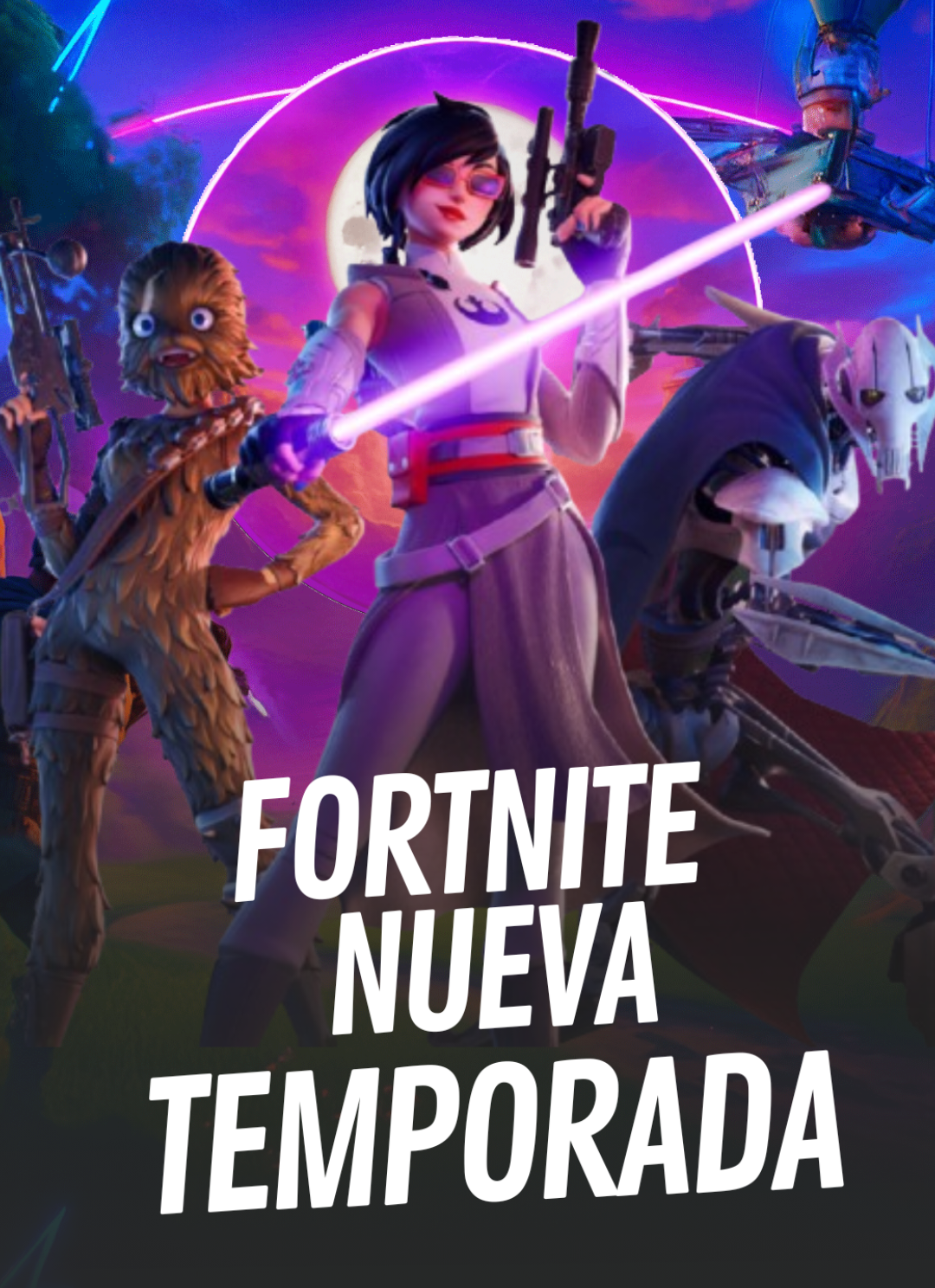 La nueva temporada de Fortnite con Star wars #gamerentiktok #fortnite #starwars #fyp 