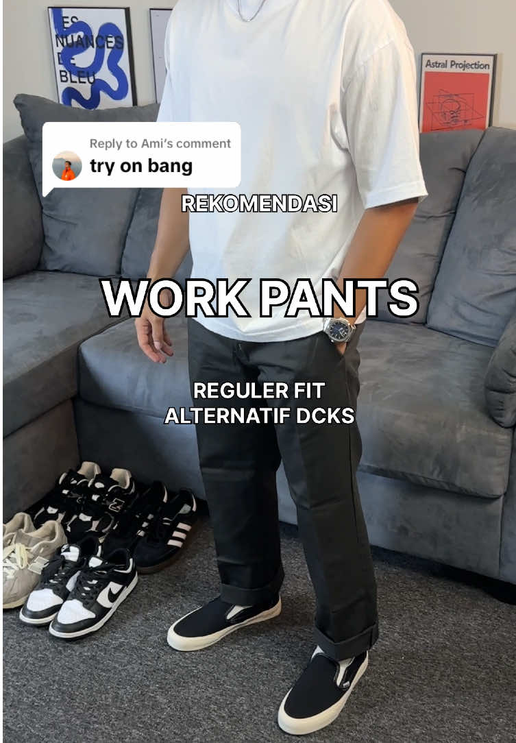 Replying to @Ami Nih bang ami workpants alternatif dickies reguler fit cakep kan #celana #celanapria #workpants #celanapanjang #celanapanjangpria #celanakerja #belilokal #paydaysale #wibgajian #guncang55 