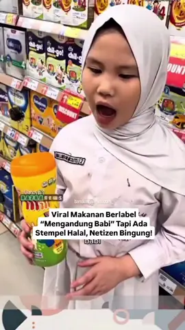 Viral! Ibu & Anak Bingung Beli Makanan Berlabel 