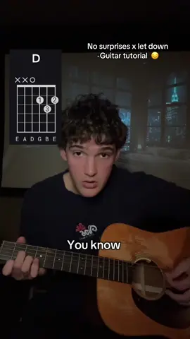 No surprises x let down cover plus guitar tutorial ##fyp##xyzbca##foryoupage##songcover##coversong##guitarist##guitartok##musictutorials##tutorial##mashup##radiohead