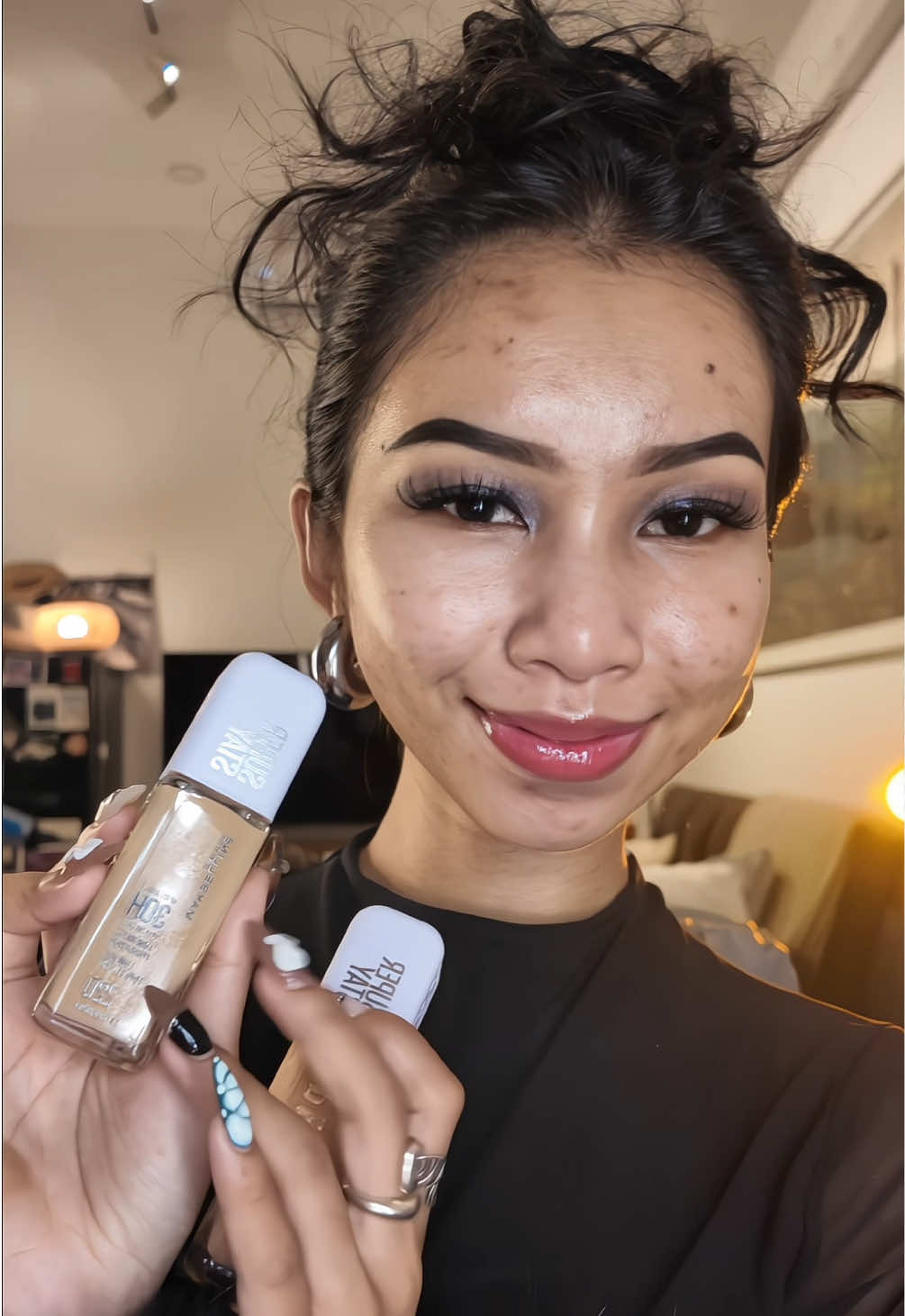 maybelline lumi matte shade 220 គិតម៉េចដែរ? 😘😍#trending #cambodia #fyp 