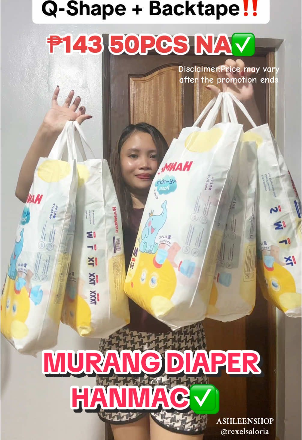 Grabe sa mura ang diaper na tu‼️ Mapapahoard ka talaga sa ganda ng quality niya😍 Limited Time offer only! #Hanmac #hanmacdiaper #hanmacdiaper50pcs #ichi #diapers #diaper #diaperforbaby #diaperpants 