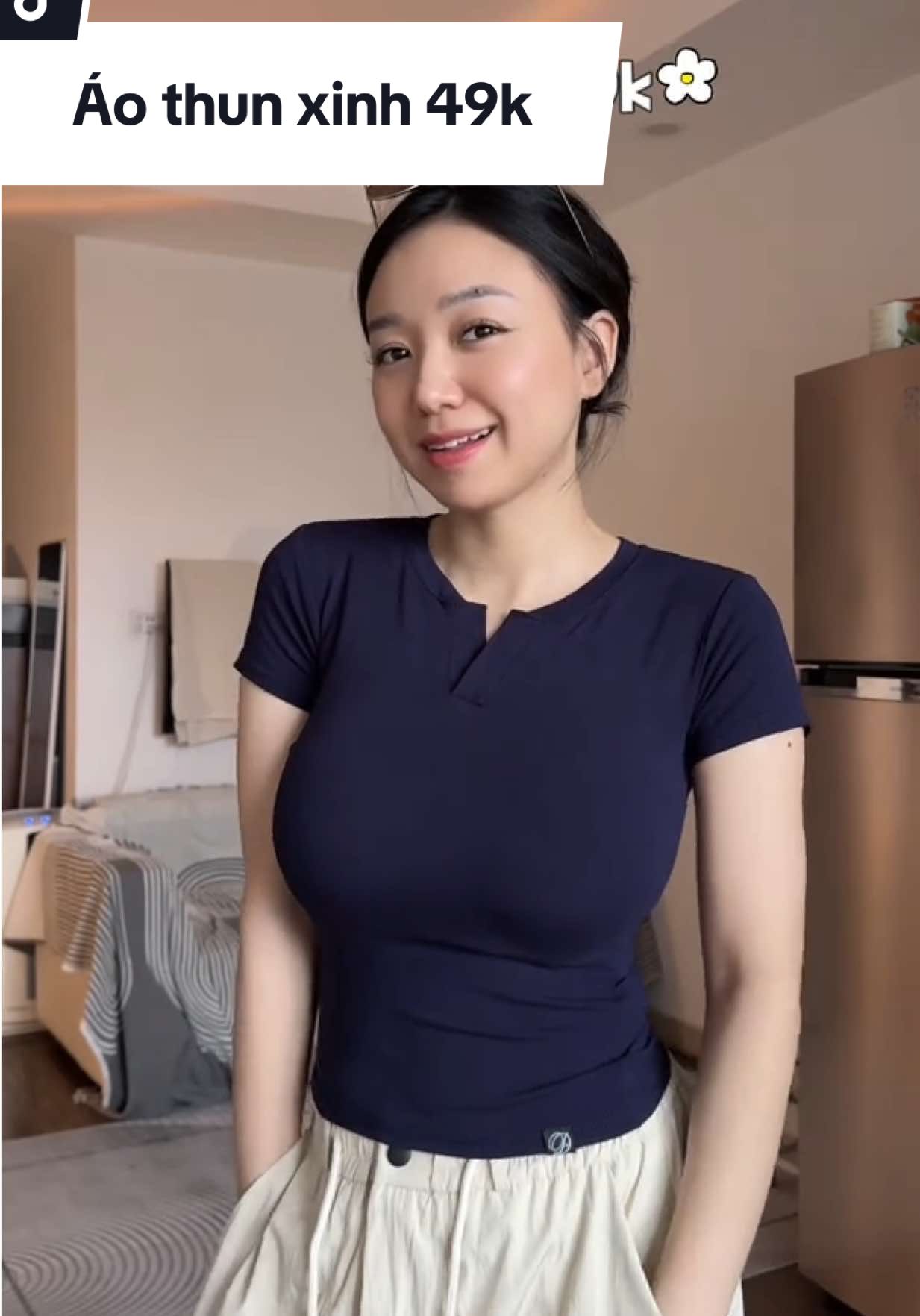 Áo thun xinh xỉu mà chỉ 5xK thôi chị em ơi, mặc full màu cho tuiii #aothun #aothunxinh #aothunnu #aothunnuxinh #aothunbody #aothuncotron 