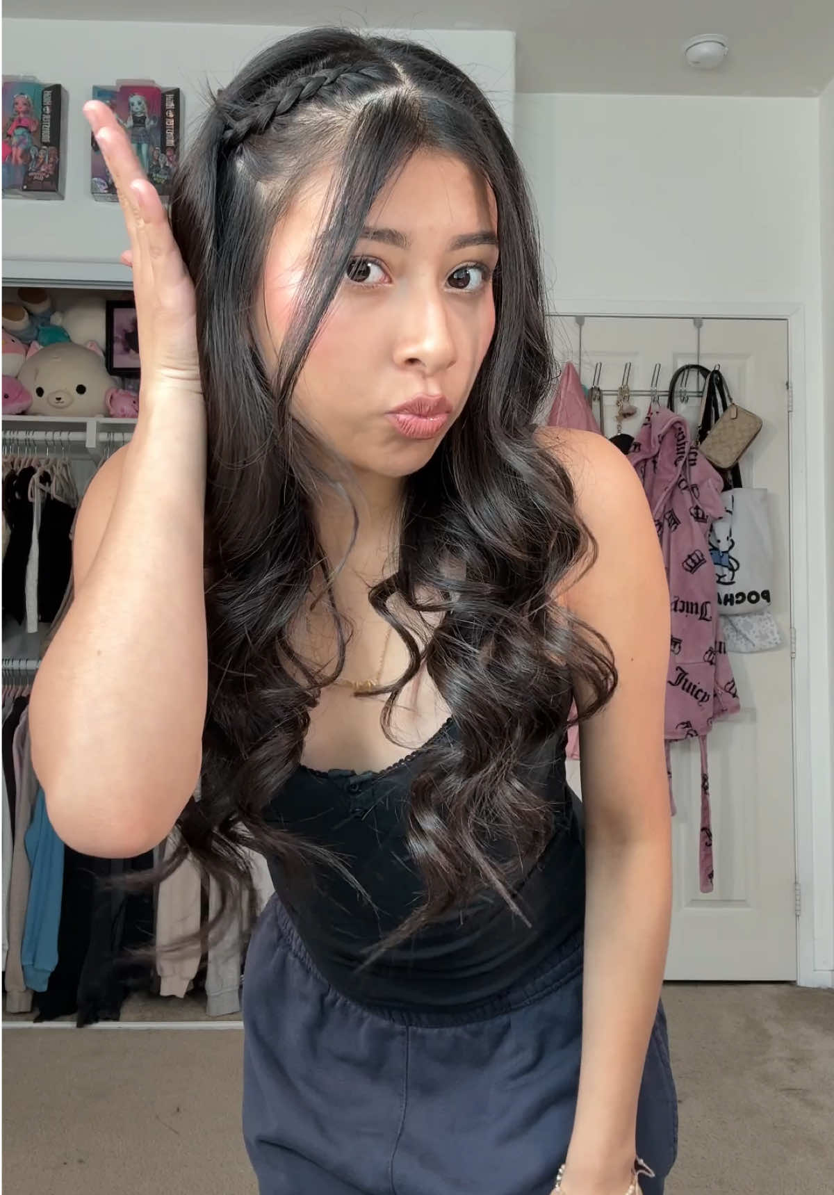 GRWM for a quince  #outfitideas #parati #quince #xv #hairstyle #huapango #baile 