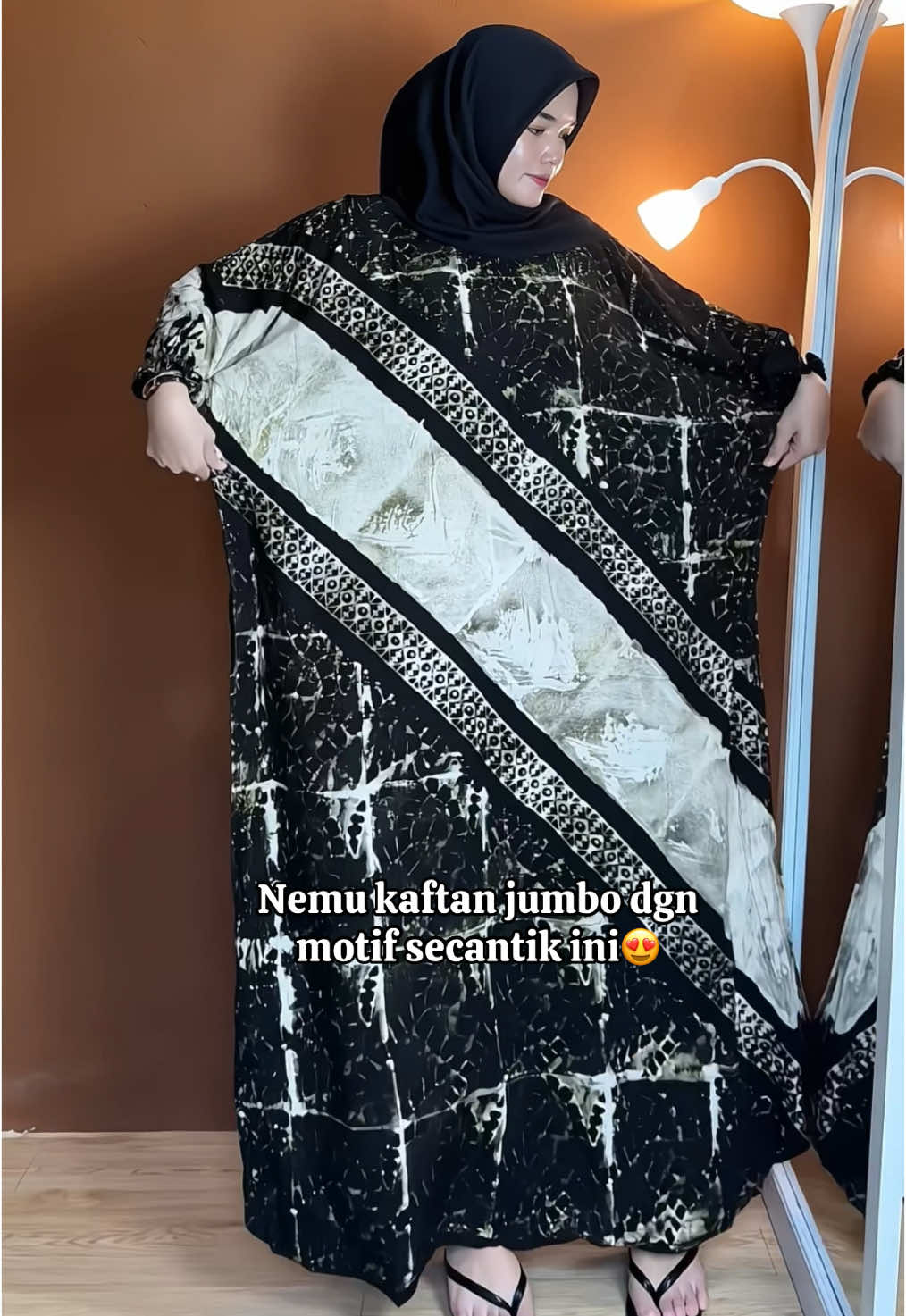 Cakep bnget motifnya😍🫶 Ld 140cm#kaftan #kaftankekinian #kaftanjumbo 