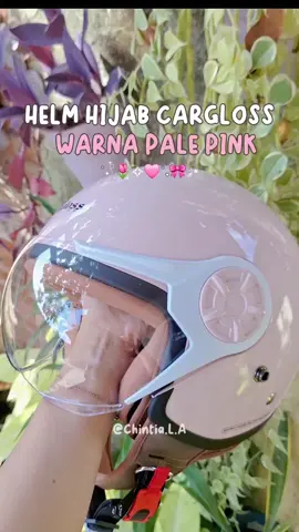 Helm hijab cargloss warna terbaru yg cantik banget di warna pink pale🎀☆° Yang mau samaan bisa cek keranjang kuning atau link di bo yang💕✨️🫶 #cargloss#helmhijabcargloss #carglosshijab #carglosshelmets #helmpink #helm 