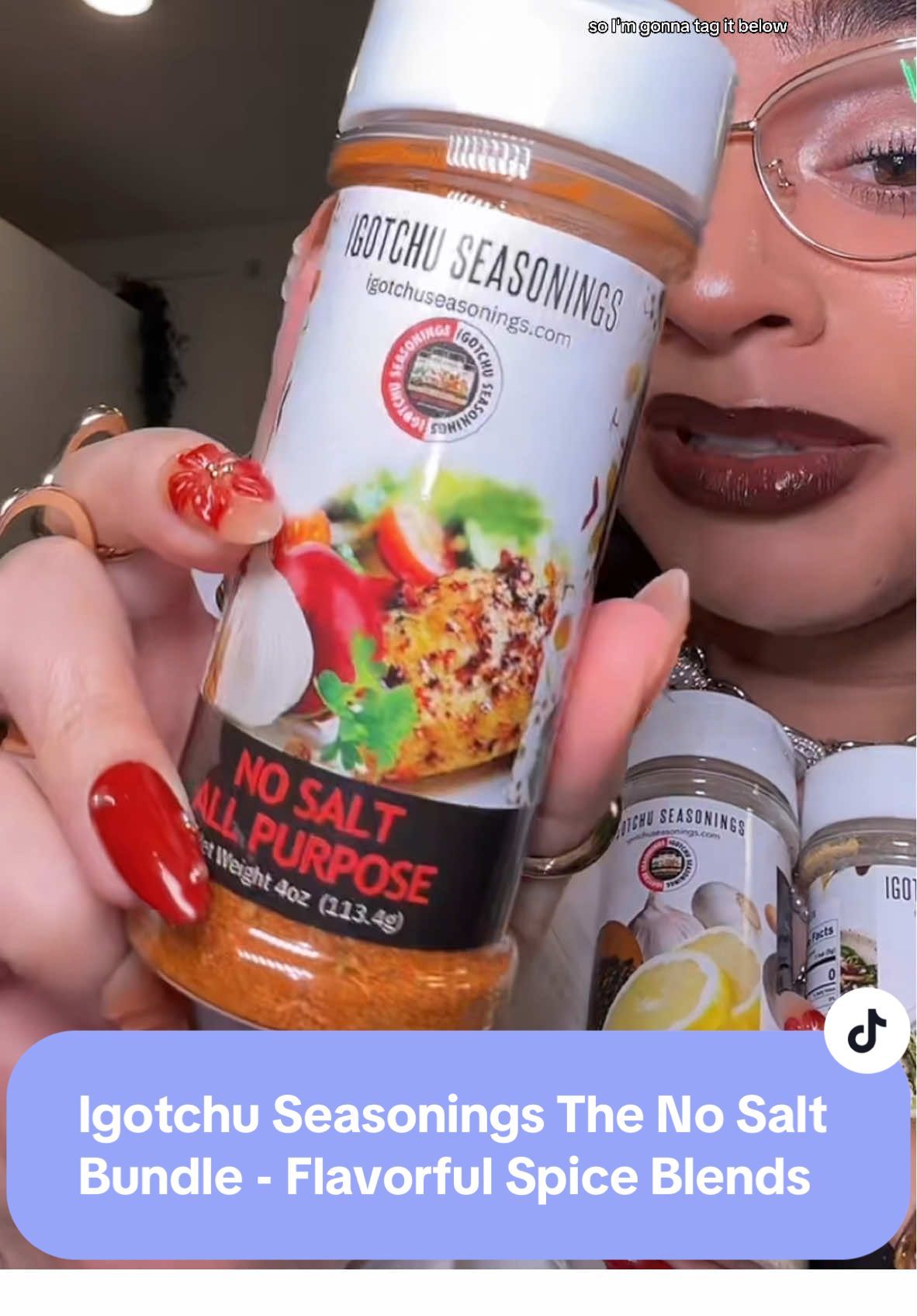 Seasoning your food doesn’t have to mean loading on salt 🧂🚫 This Igotchu No Salt Bundle is a total game-changer for low-sodium cooking 🥘 BIG flavor, ZERO guilt! Perfect for heart health, blood pressure, and anyone wanting clean, bold taste. Grab yours on sale now! #nosaltseasoning #lowsodiumlife #igotchu #flavorwithoutsalt @Igotchu Seasonings #hearthealthy #tiktokmademebuyit #lowsalt #saltfree #saltfreeseasoning #highbloodpressure #saltfreelife #igotchuseasonings #seasonings #kitchenmusthaves #seasoning #seasoningblend #cookinghack #CapCut #tiktokshop #spotlightfinds #creatoricons #TTSDelightNow #TikTokShopCreatorPicks #fypシ゚viral #tiktokshoprestock #trending #tiktokshopmothersday #viral #springtok #foryou #ttslevelup #aprilmademebuyit #ifyouknowyouknow #tiktokshopsummerturnup #tiktokshopmemorialday The No Salt's Bundle, Igotchu Seasonings-Flavorful Spice Blend Bundle Traditional Garlic great flavor Sold by Igotchu Seasonings