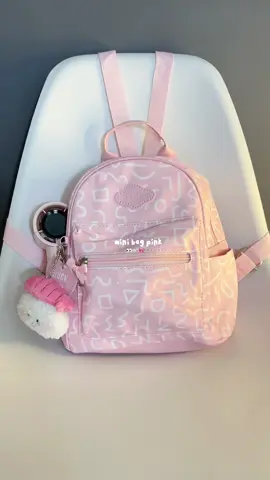 mini pink bag👀🎀  #tasransel #tasmini #minibag #tassekolah #taswanita #pink 