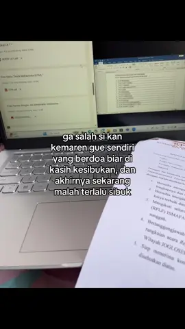 niat nyari kesibukan malah kelewat sibuk🤯
