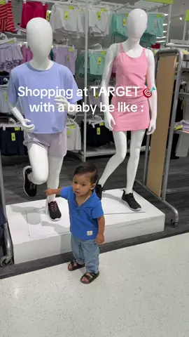 Shopping at Target with a baby is something else 😅 #target #shopping #baby 