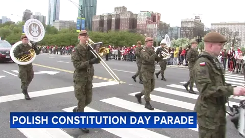 The 134th annual Polish Constitution Day Parade rolled down Columbus Drive in Chicago on Saturday, and with more than 1.5 million Polish-Americans living in the Chicago area, huge crowds came out to celebrate. #news #chicagonews #chicago #polish #poland