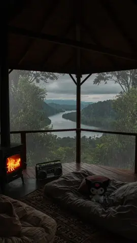 One day here could fix alot of problems 🖤⛈️💧 #fyp #foryoupage #foryourpage #fypシ #fypシ゚viral #asmr #nature #cozy #rainasmr #rain 