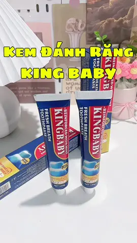 Kem đ.ánh răng king baby hỗ trợ răng trắng sáng chắc khỏe #kemdanhrang #kemdanhrangtrangsang #kemdanhrangtrangrang #kemdanhrangkingbaby #kingbaby #xuhuong #muataitiktok #xuhuong 
