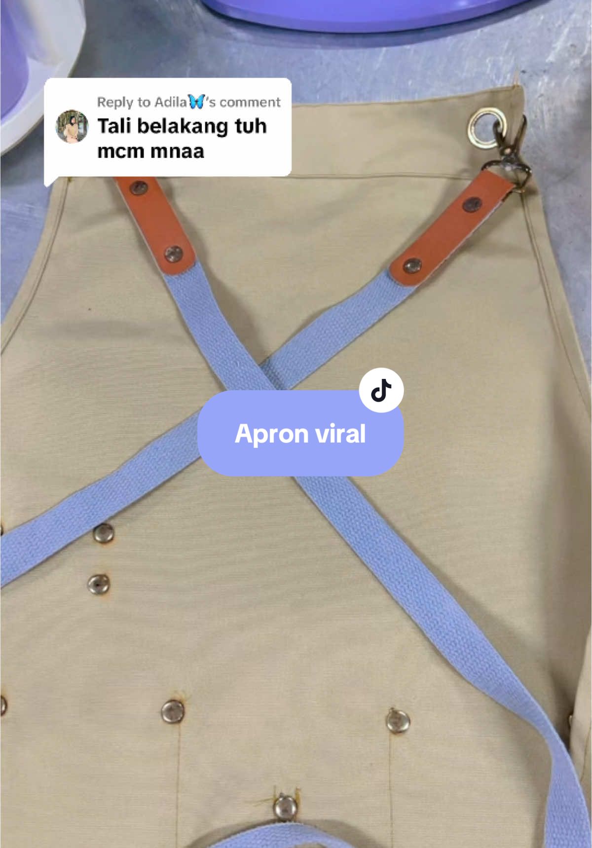 Replying to @Adila🦋 #apron #apronmasak #fyp #fyppppppppppppppppppppppp #viral #affiliate 