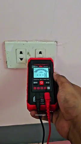 HABOTEST HT123 Digital Smart Multimeter Auto Range 2,000 Counts .ath AC/DC Voltage Resistance NCV Test Tester Backlight #viral #recommendations #trending #fyp 