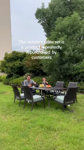 We are a professional outdoor furniture manufacturer,welcome to visit our factory,#outdoorliving #patioseason #table #chair #outdoorfurniture #find