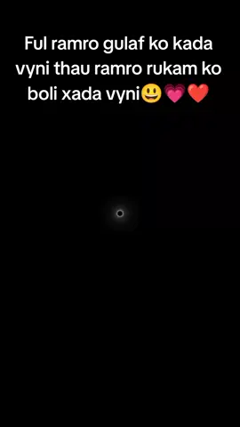 ##creatorsearchinsights #ful ramro gulaf ko kada vyni thau ramro rukam ko boli xada vyni😃💗❤️#