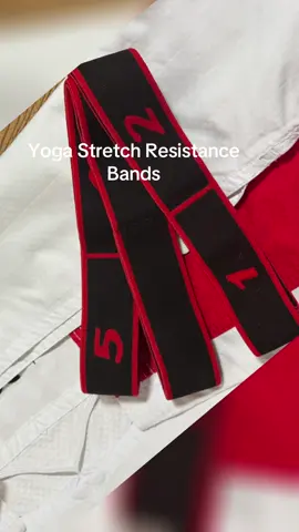 Elastic band yoga stretch resistance for multi-occasion use #yogagirl #taekwondogirl #stretching 
