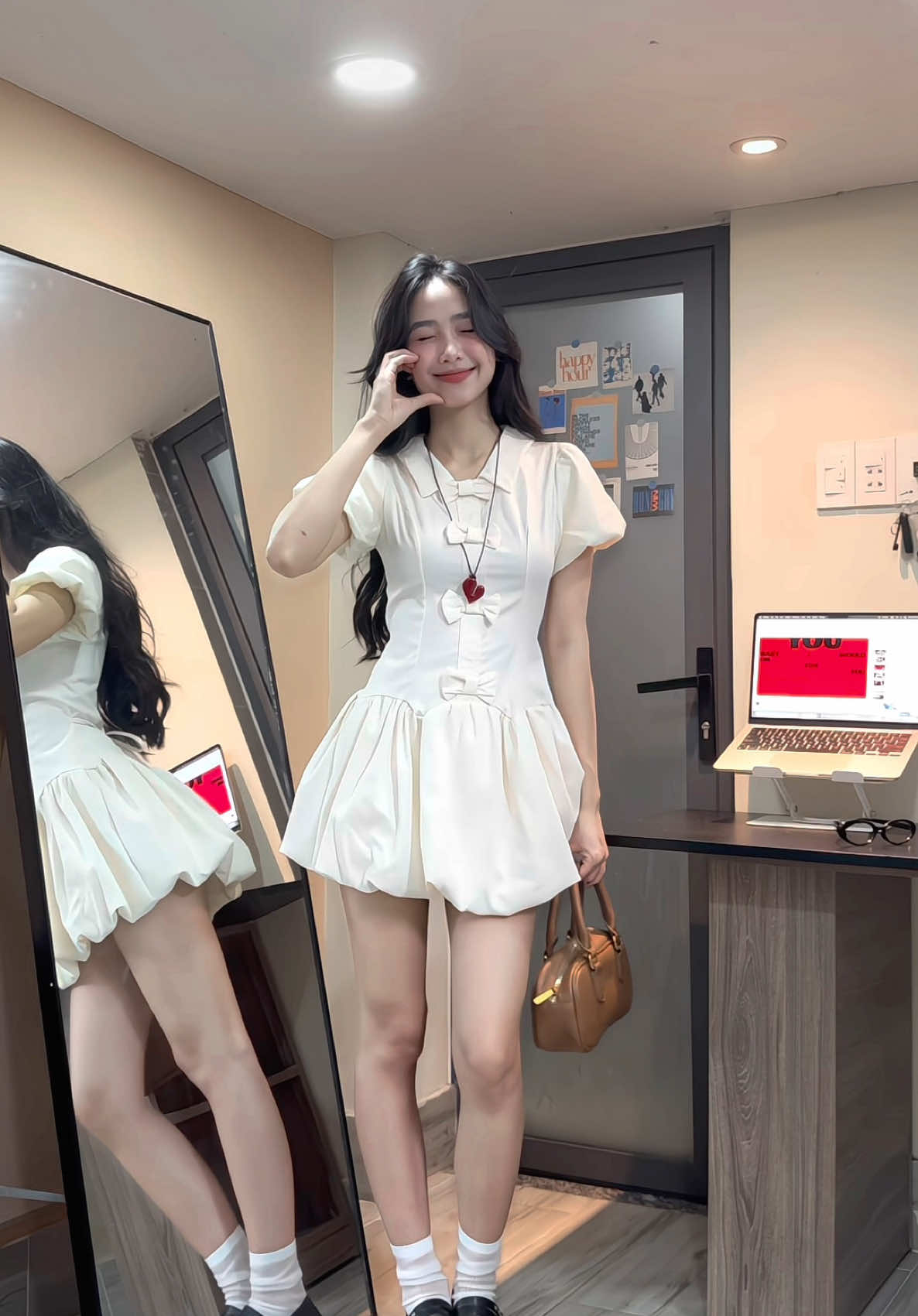 Váy bí này xinh lém á #oufitideas #fyb #xuhuong #dilyshop #vaybi #vayxinh @Dilyshop.vn 