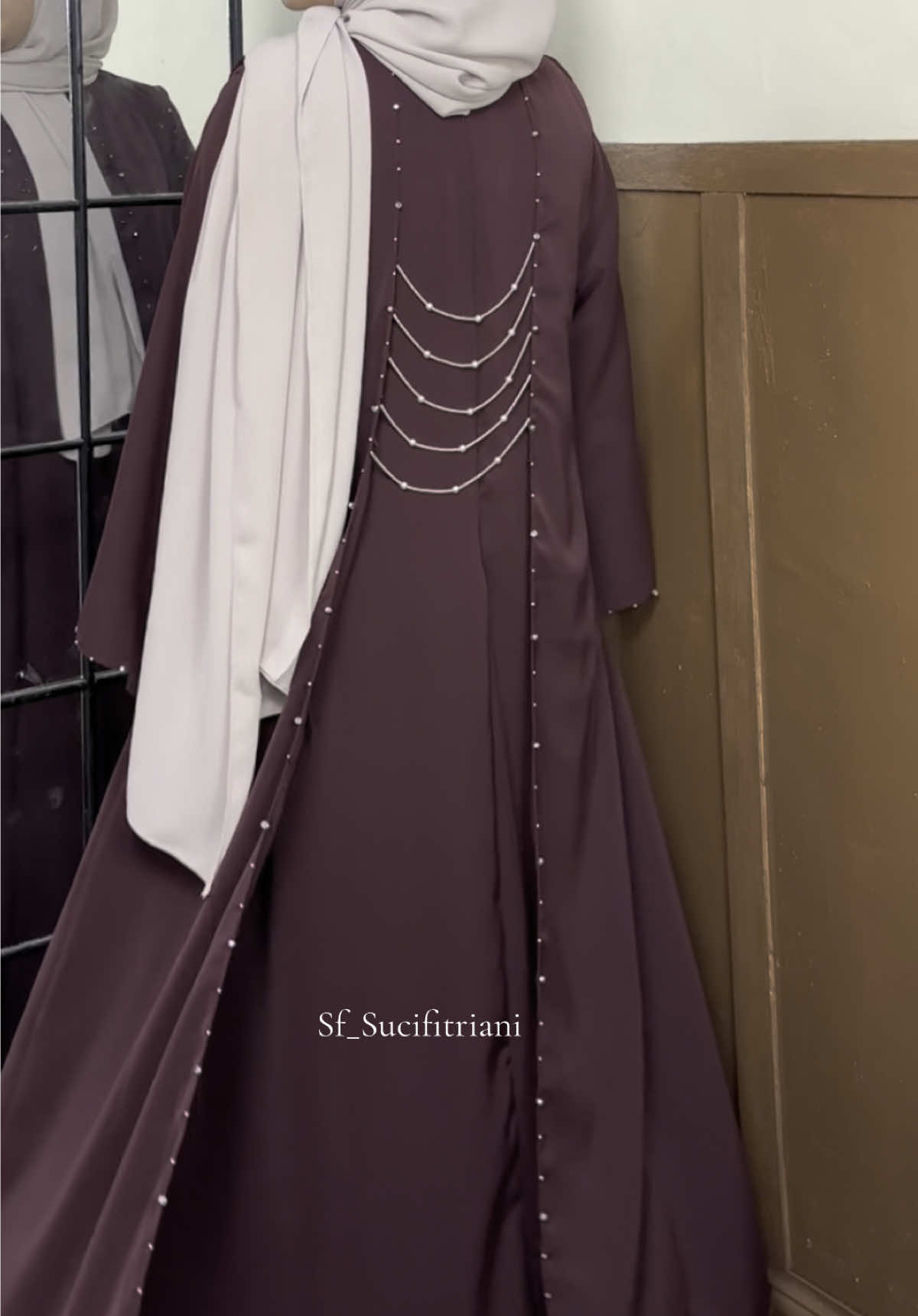 Abaya jamira warna maron🤗🤗🤗😍😍 langsung cek keranjang kuning kita🤗🤗🤗