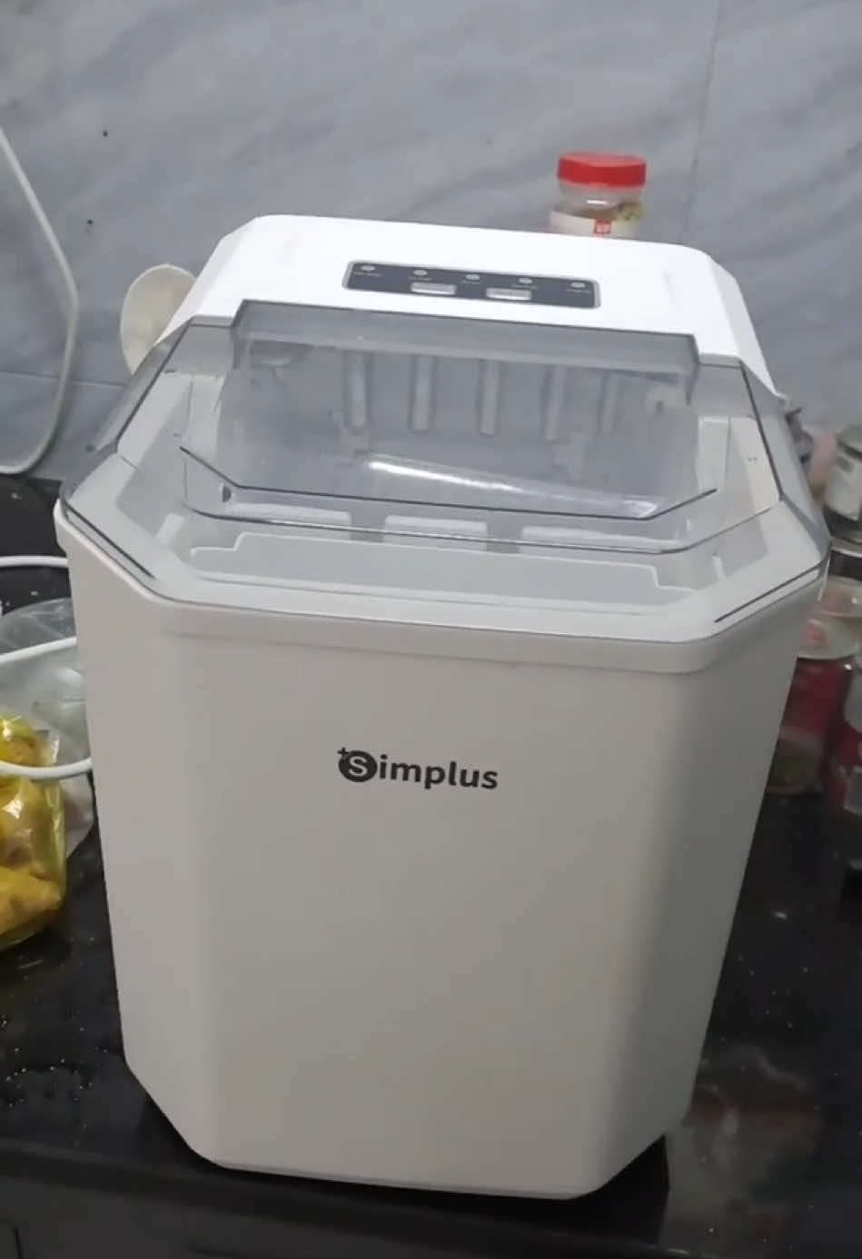 Máy hoạt động êm. Làm đá nhanh. Good! Máy Làm Đá Lạnh Simplus 1.2L Gia Dụng Min ICE MAKER #maylamda #xuhuong #thinhpro 