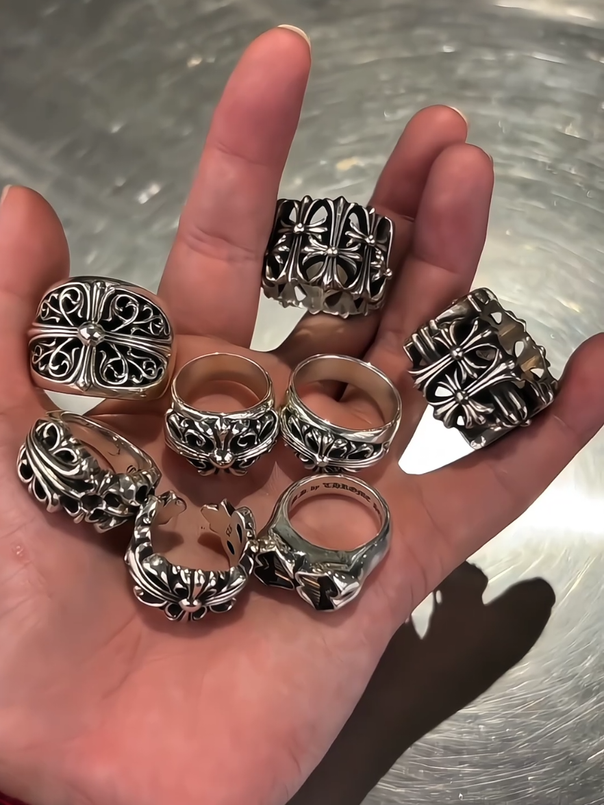 🔥#chromehearts #ring #fashion #accessories #aesthetic #foryou #fyp 