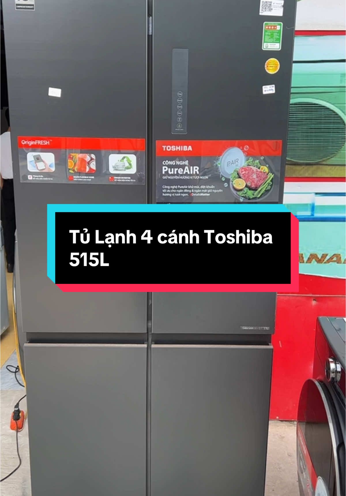 Tủ Lạnh Toshiba 515L#docutranhung #tulanhgiare #dienmaygiare #setupmohinhdobep 