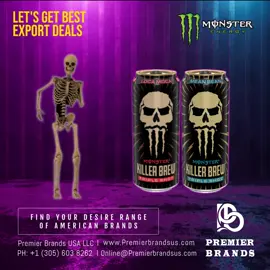 killer brew is back in stock. #Premierbrands #Premierbrandsusa #Premierbrandstiktok #Premierbrandsinstagram #wholesale #export #grocerywholesaler #USAexporter #wholesaler #softdrinks #coke #pepsi #monster #dunkindonuts #premierbrandsus #vectorcoffee #takis #coffee #icecoffee #monster #monsterkillerbrew