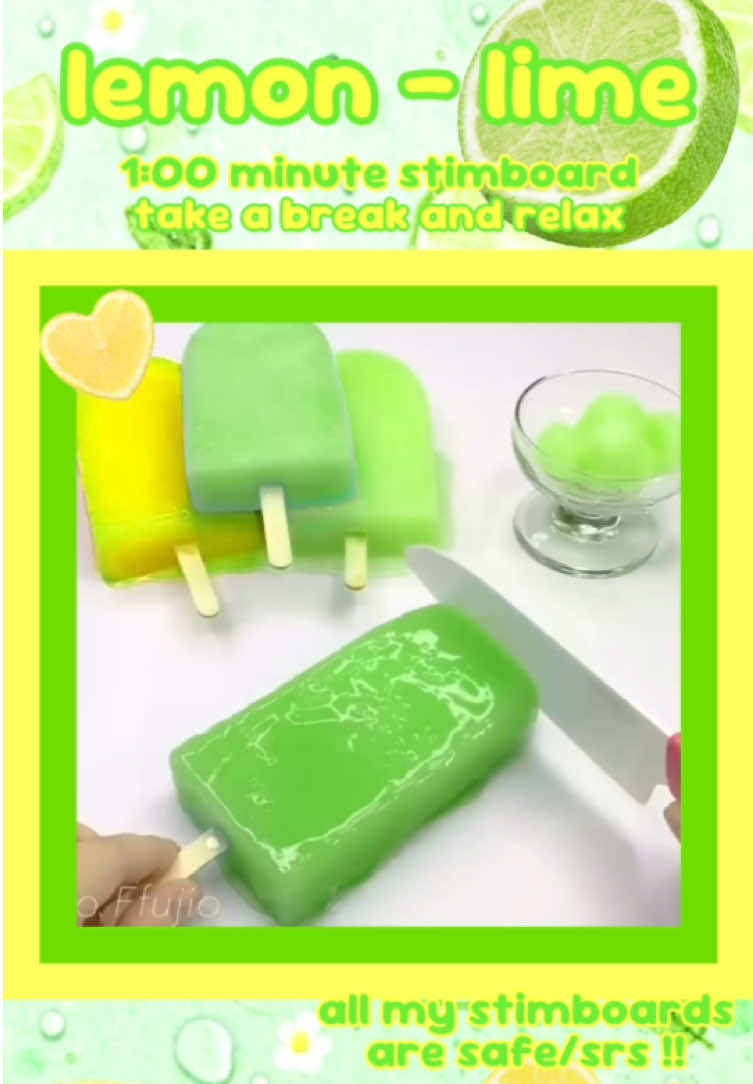— lemon lime 🍋🍋‍🟩 1:00 minute stimboard — | creds: emikoffujio & mingtoo art #lemon #lime #lemonlime #satisfying #stim #stims #stimboard #stimboards #safe #viral #blowup #foryoupage #foryou #fyp #fypシ #stimberrii 