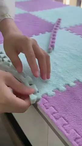 10PCS Plush Puzzle Mat Floor-mat Home Living Room Carpet 30*30CM Kids Room Floor Mats Soft Karpet #foryou #organizer #appliances #homeappliances 