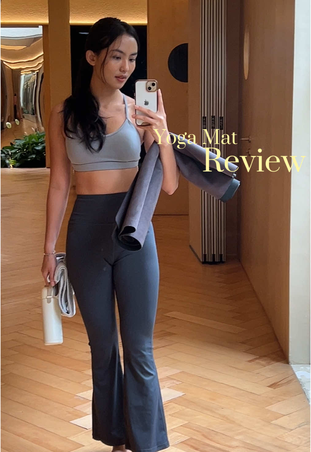 Replying to @ig: @weekendkmn  My mat is from local brand @theminimalistyogi_ 💖 I love to bring it whenever I'm on travel or simply too lazy to bring my rubber mat ☺️