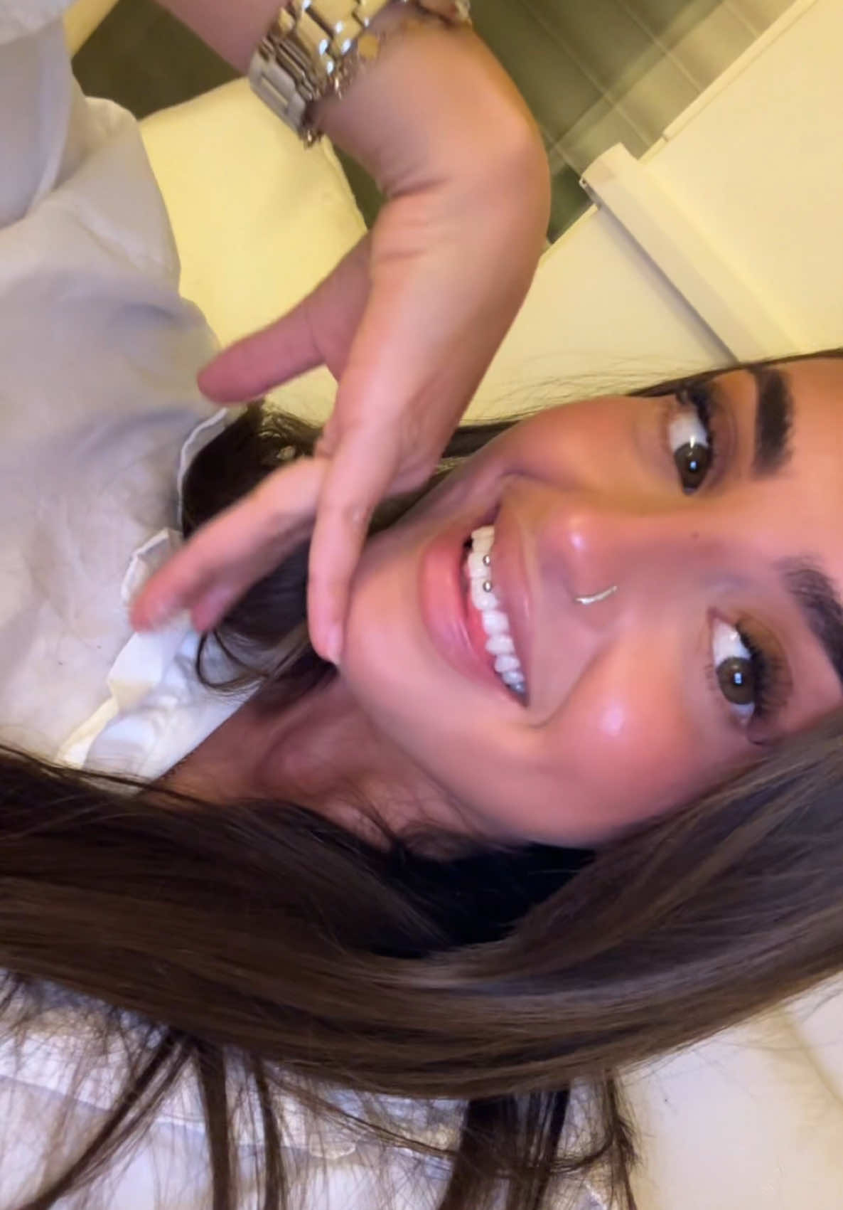 dsl je suis trop fan de mon smiley 🤯🤯  #fypシ゚ #foryou #pourtoi #piercing #smiley 