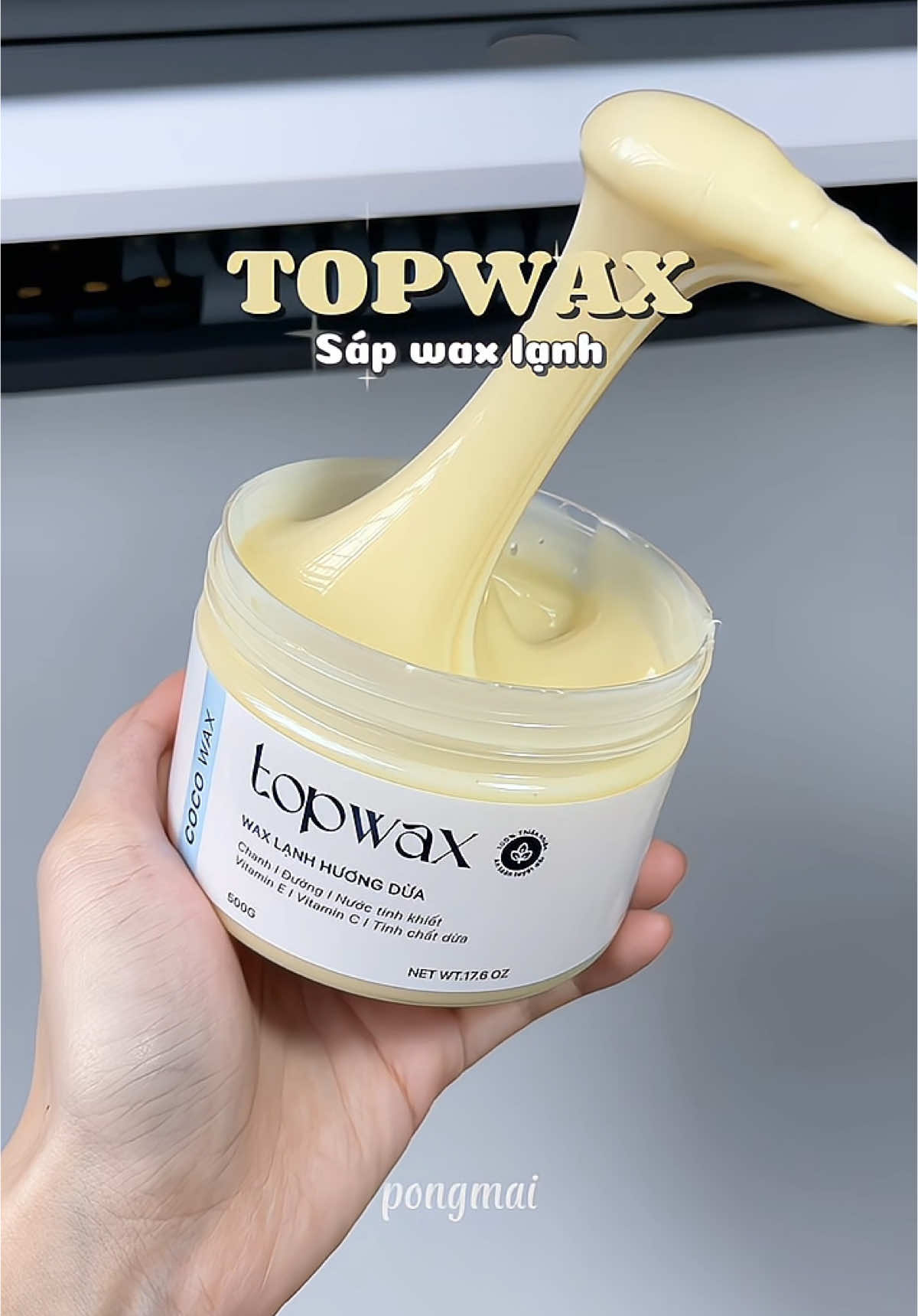 Wax lông tại nhà nhanh gọn chưa tới 100🍃 - TOƠPAX✨🥰 #pongmai #pongmaivn#pongmaidaily #pongmaireview #xuhuong #sapwax #sapwaxlong #sapwaxlanh #waxlongtainha #topwax